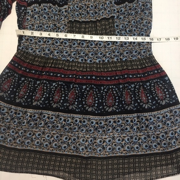 Boho print square neck mini dress - Picture 5 of 8